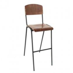 VINTAGE RESTAURANT STOELEN SCHOOLSTOELEN, stoel smokey 558