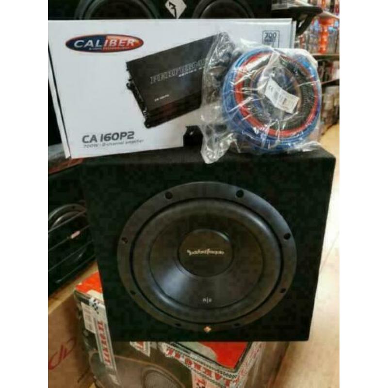 Subwooferset kicker/caliber 500watt