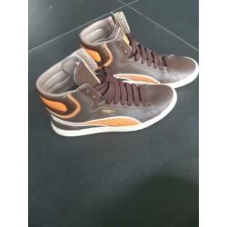 Hoge sneakers van Puma maat 41 bruin oranje