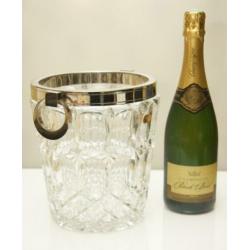 kristallen champagne cooler France jaren 60