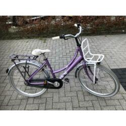 Batavus diva meisjesfiets 26inch 3versnellingen ZGAN