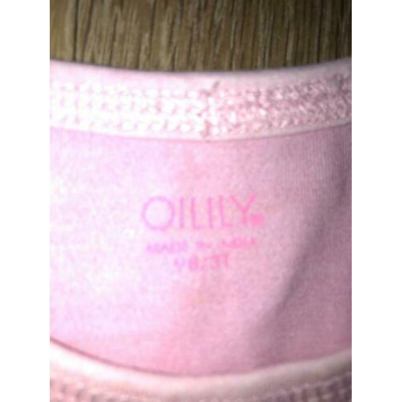 Oilily shirt roze maat 98, valt als 92