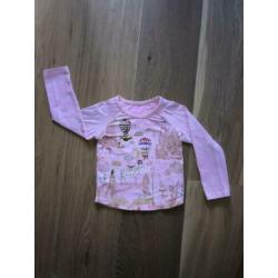 Oilily shirt roze maat 98, valt als 92