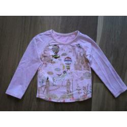 Oilily shirt roze maat 98, valt als 92