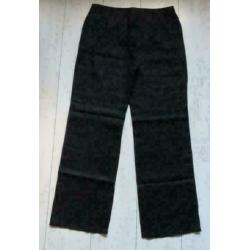 Taifun wijde flared zwarte pantalon broek Lara maat 40