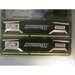 Ballistix by crucial 8GB-kit 2 * 4GB PC3 12800 CL9 1,5 V