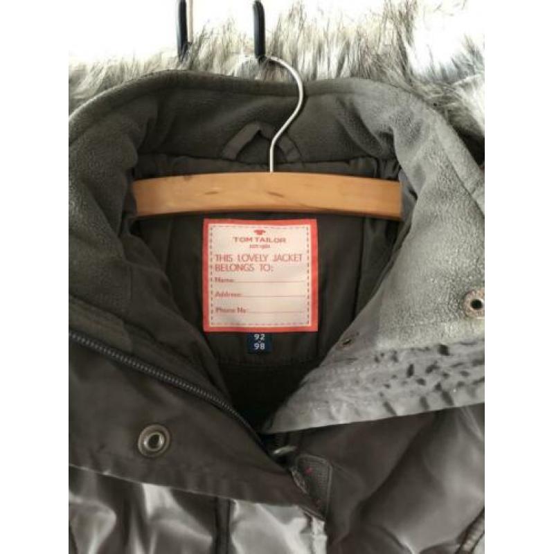 Tom tailor winterjas maat 92/98