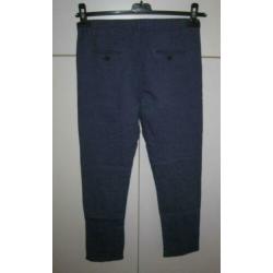 Mooie blauwe ZARA kostuum pantalon in maat 152.