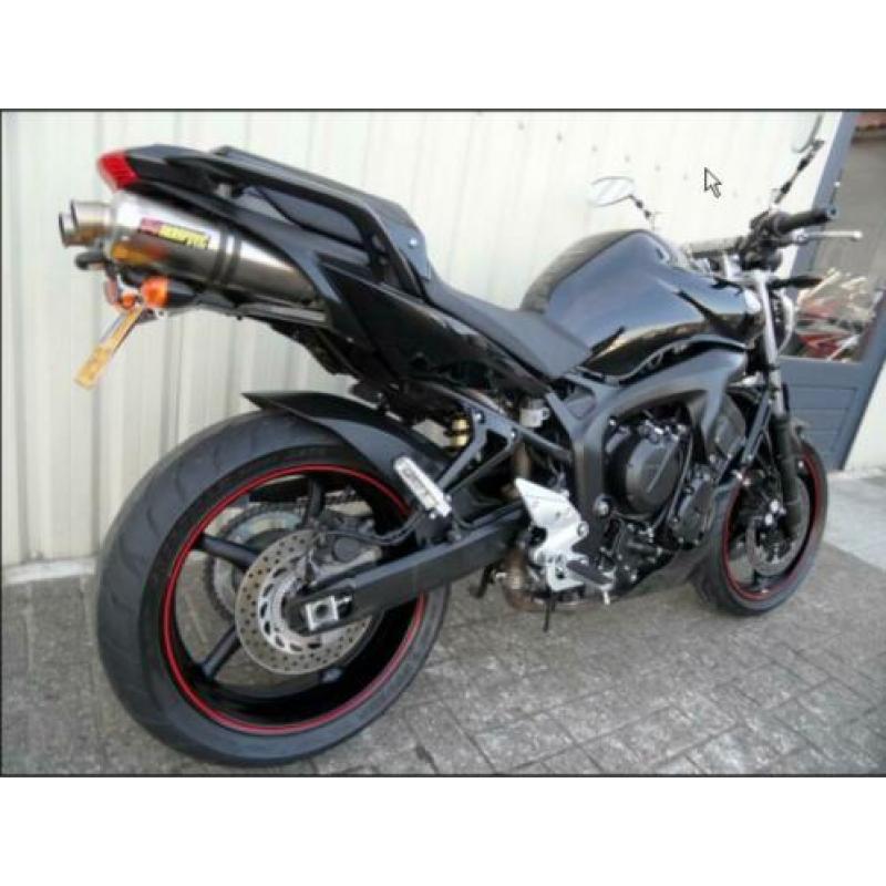 YAMAHA FZ 6 N S2 Zwart (2009) ABS Akrapovic uitlaat