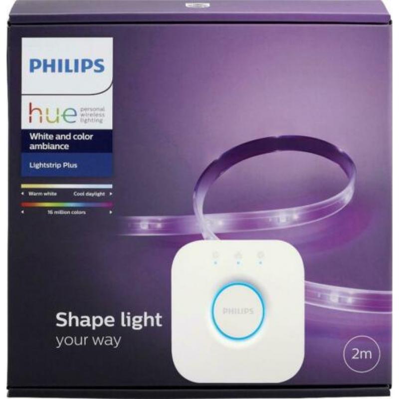 Philips Hue Ledstrip Plus 2 meter incl Hue Bridge 2.1