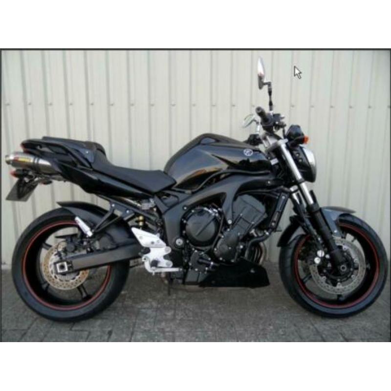 YAMAHA FZ 6 N S2 Zwart (2009) ABS Akrapovic uitlaat