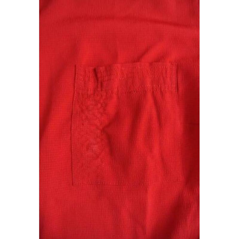 erfo blouse 44 rood zeer netjes