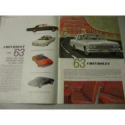 1963 Chevrolet Prestige Brochure USA