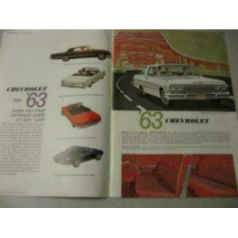 1963 Chevrolet Prestige Brochure USA