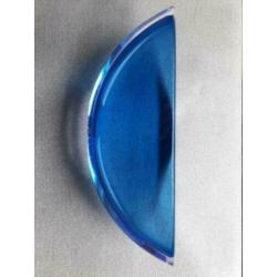 Crystal object Royal Leerdam 23 x 8.5 x 8 cm kleur blauw