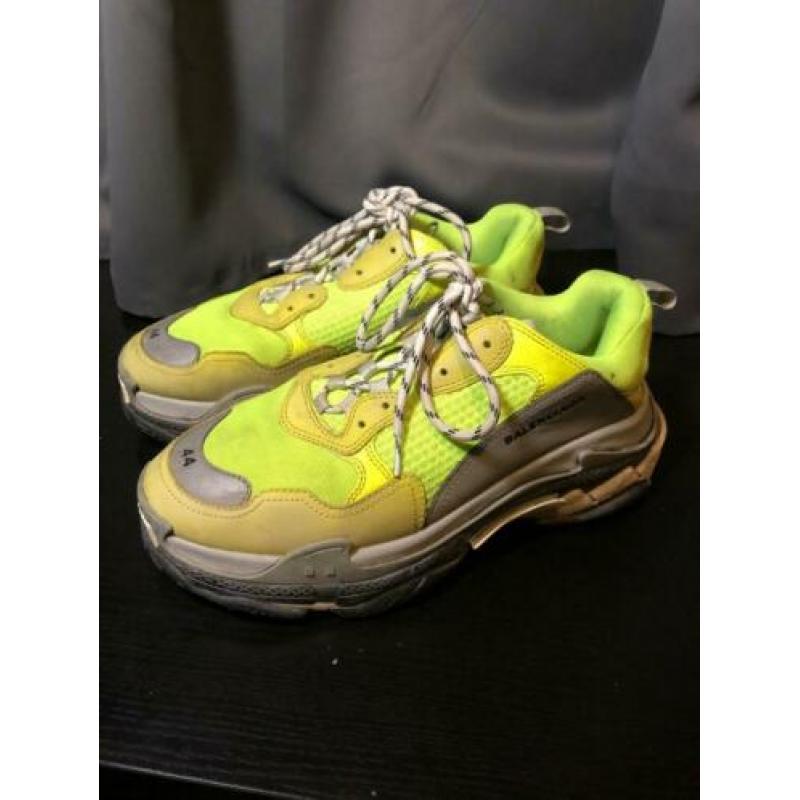 Balenciaga Triple S Neon Yellow / 44