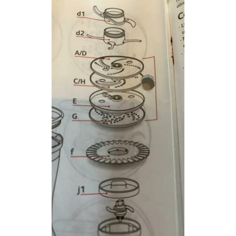 Tefal vitacompact vita compact emulgeerschijf wit zgan