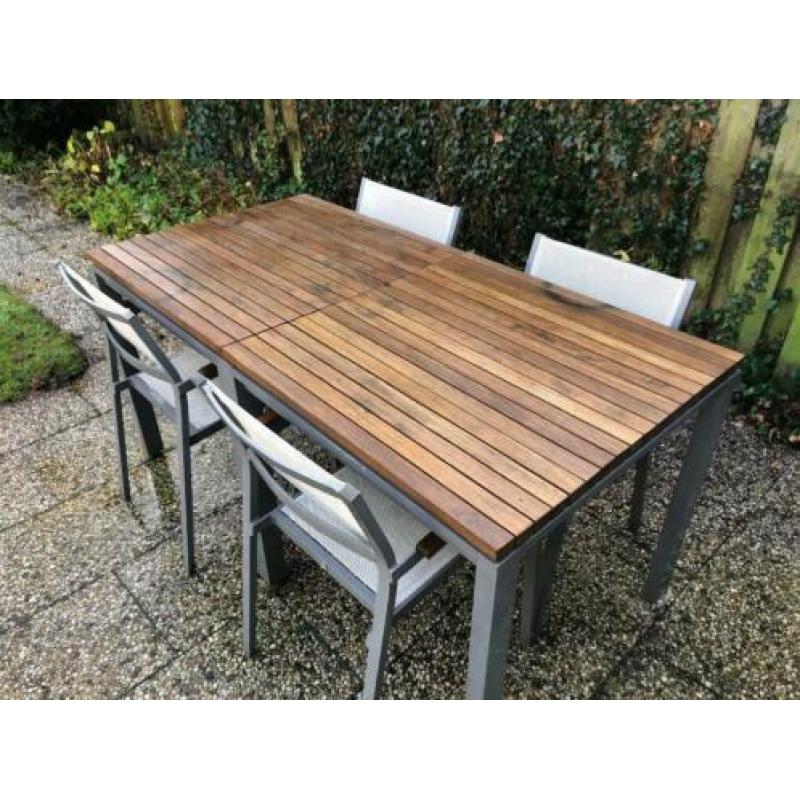 Val-eur tuinset SOHO 2 stoelen 1 tafel en 2 krukjes