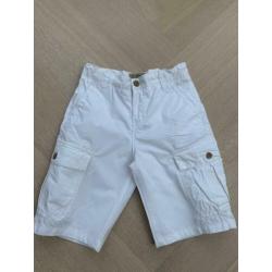 NIEUW: Witte korte broek van Lucky Brand maat 128 / 8 jaar