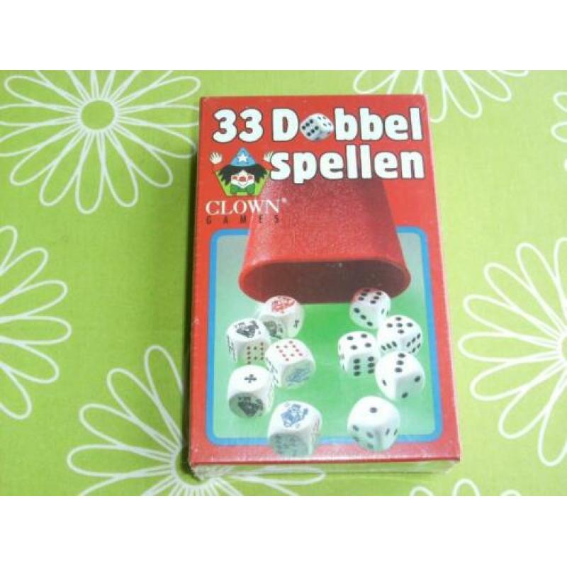 Nieuw: 33 Dobbelspellen