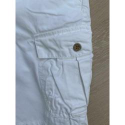 NIEUW: Witte korte broek van Lucky Brand maat 128 / 8 jaar