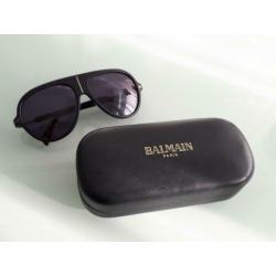 Originele 'Balmain' heren zonnebril + Balmain' opbergbox