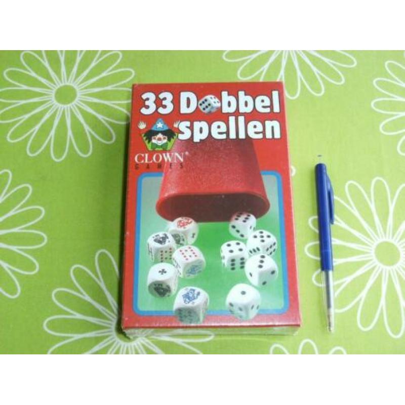 Nieuw: 33 Dobbelspellen