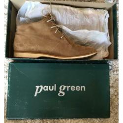 Paul green- royal suède caramel cognac schoen maat 40