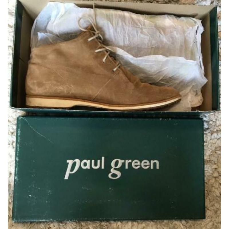 Paul green- royal suède caramel cognac schoen maat 40