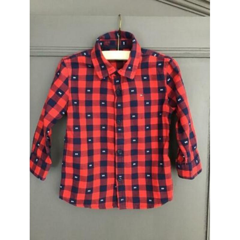 Tommy Hilfiger blouse jongen maat 80