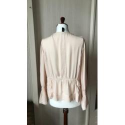 Prachtige Marccain zijde blouse mt 5 ca 42 Rose Marc Cain