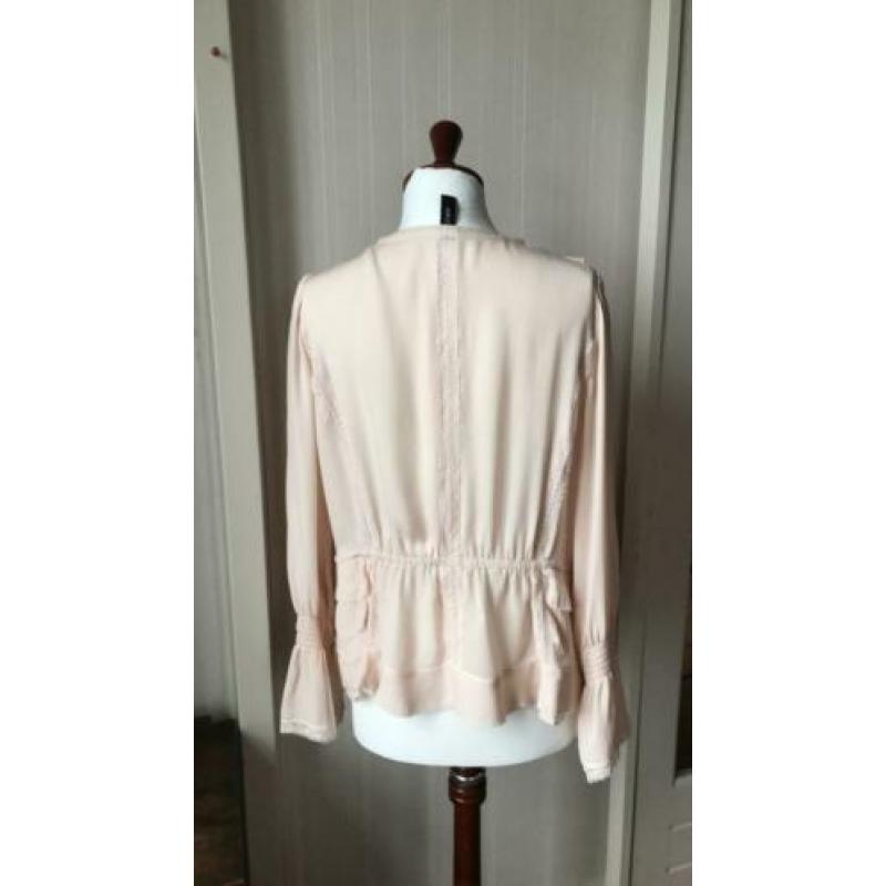 Prachtige Marccain zijde blouse mt 5 ca 42 Rose Marc Cain