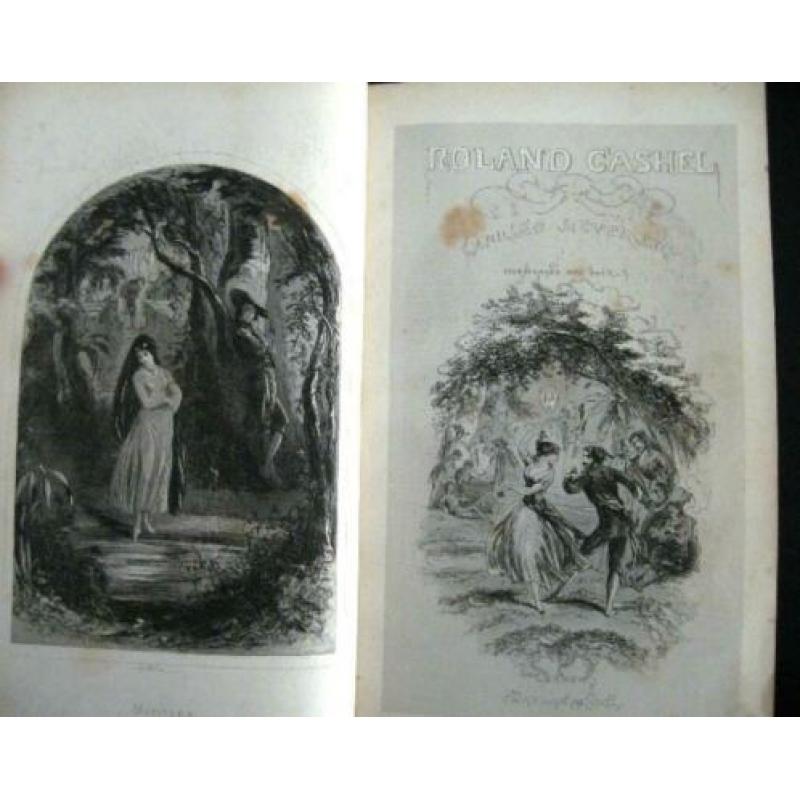 Roland Cashel 1850 Lever, Charles illustrations by Phiz