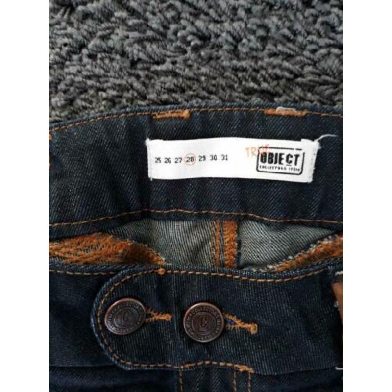 Mooie donkerblauwe jeans merk Object maat 36/38