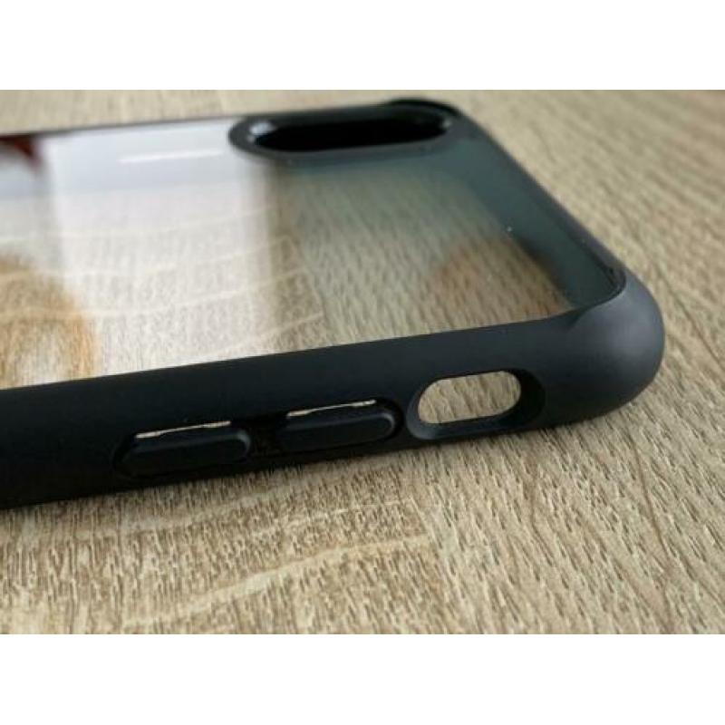 Spigen Ultra Hybrid case iPhone Xs en X zwart