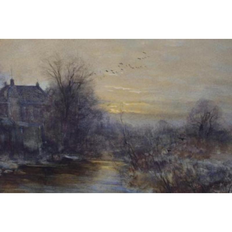 Louis Apol (1850-1936) - Winteravond