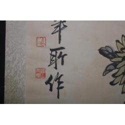 Chinese tekening bloemen