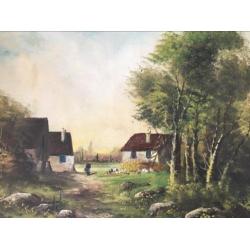 Olieverfschilderij paysages dans Le gout Barbizon (2)