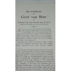 Oud gidsboekje 1922 de wonderen der GROT VAN HAN