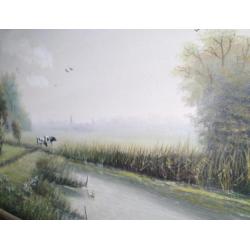 Schilderij landschap Harry Brilman