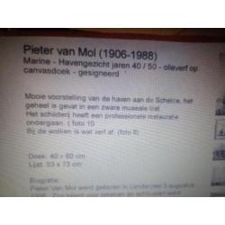 Antiek schilderij Pieter van Mol