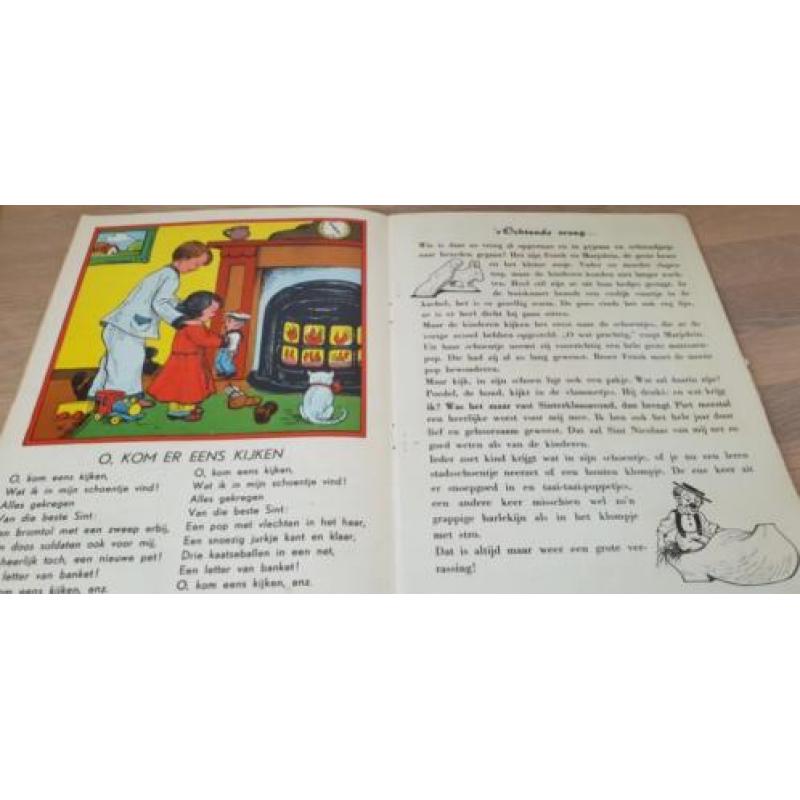 Oud pop-up boek sint Nicolaas sinterklaas 1950