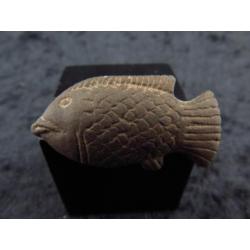 Egyptian stone Nile perch amulet