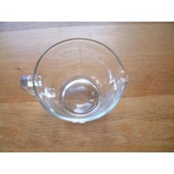 oude/antieke puntgave glas maatkan kan -1/2 liter-500 gram