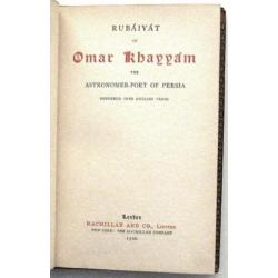 Rubaiyat 1900 Omar Khayyam Fraaie band door Ramace Marokijn