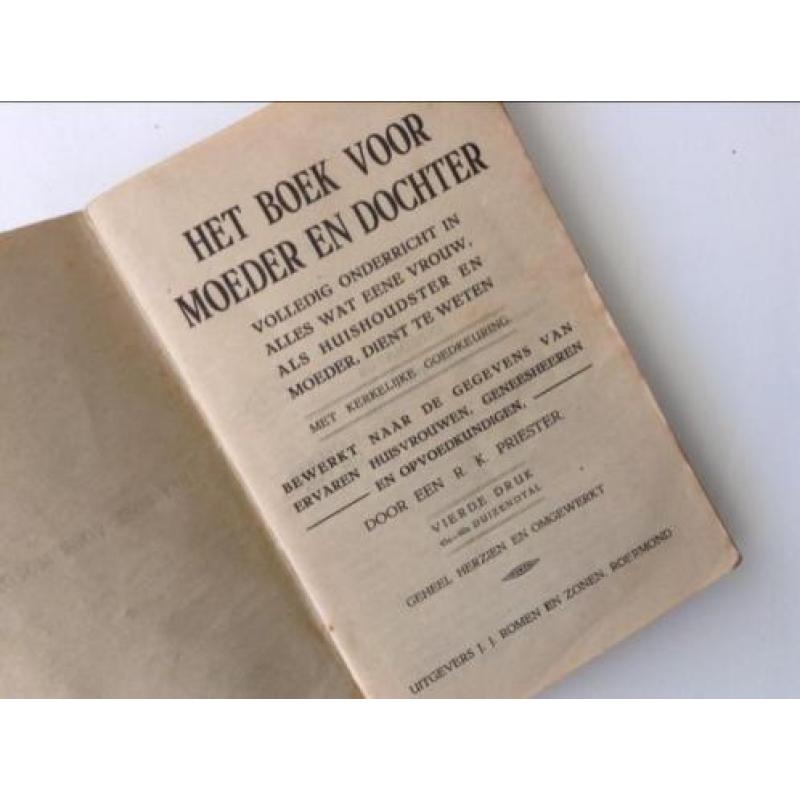 Het boek voor Moeder en dochter 4e druk F. Breidefeldt 1922