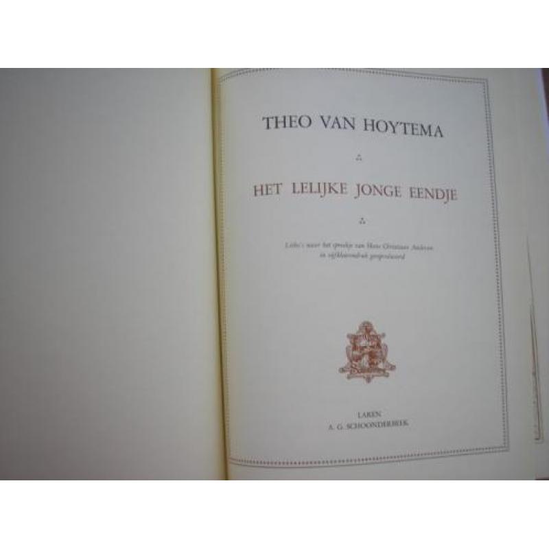 Facsimilé Theo van Hoytema: Het lelijke jonge eendje. (1970)