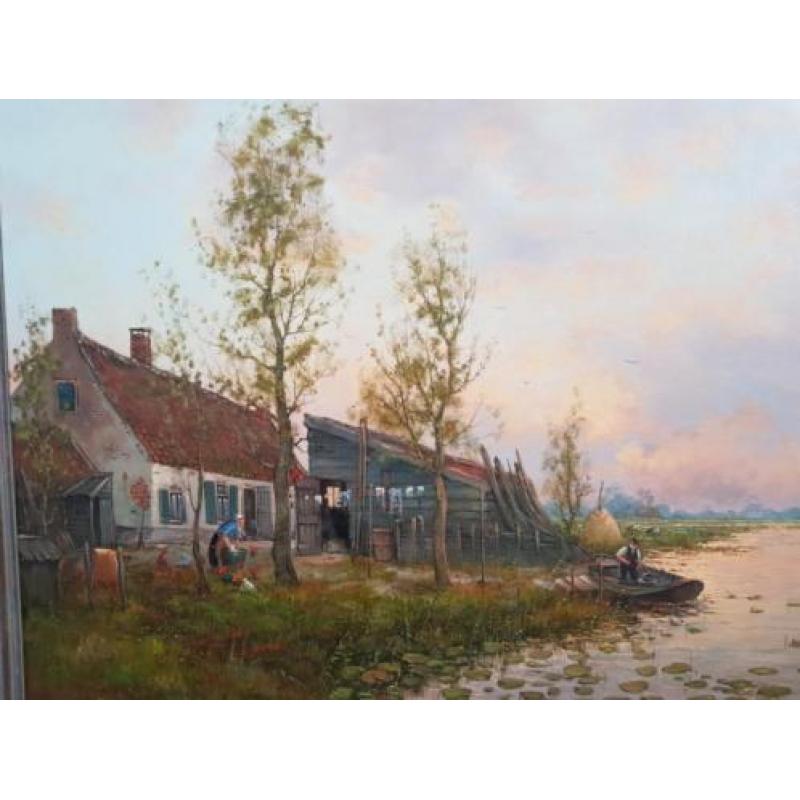 Olieverf Schilderij Albert Wessels