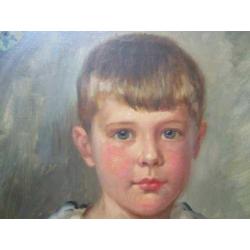 uit 1922==Meta Plückebaum 1876-1945==PORTRET van een jongen