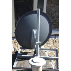 schotelantenne set met toebehoren